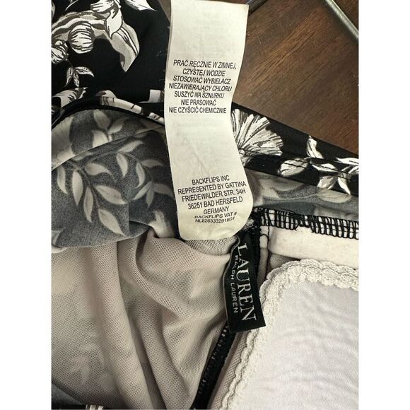 Lauren Ralph Lauren Tummy Control Twisted Tubini Swim Top - Picture 5 of 7